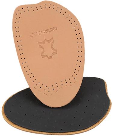 FOMIYES Leather Half Insoles - 2 Pairs of Forefoot Cushions for Men & Women | Comfort & Damping Shoe Pads - Buy Online on GoSupps.com