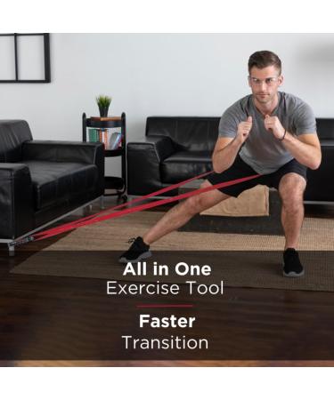 Buy THERABAND CLX Resistance Band 5ft Loops for Home Fitness & Workouts | Portable Gym Equipment | Ideal Gift for Athletes - Medium Level 2 (Red - Buy Online on GoSupps.com