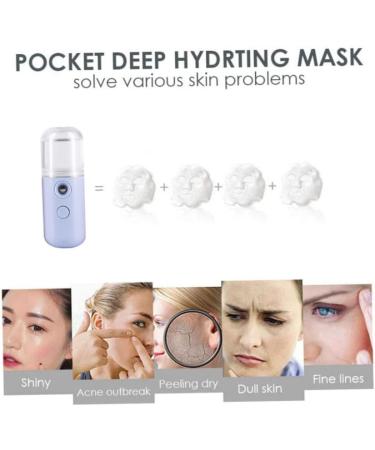 Face Mister 30ml Mini Water Mister USB Rechargeable Face Mister Spray Bottle Handy Mist Sprayer for Moisturizing Hydrating Skin Care Makeup (Blue) - Buy Online on GoSupps.com