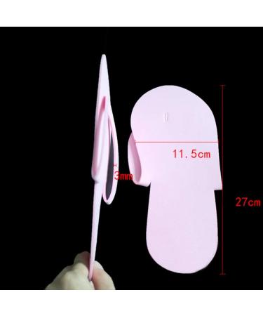 Pedicure Flip Flops 12 Pairs - Disposable Non Slip Foam Slippers for Salon Nail Spa - Buy Online on GoSupps.com