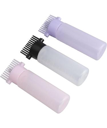 LUCKDANO Hair Coloring Oiling Bottle Root Comb Applicator Bottle for Beauty Salon - Buy Online on GoSupps.com