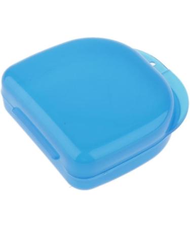 Shop Small Medium Open Storage Denture Case - Blue | Durable PP Material | International Shipping Available - Buy Online on GoSupps.com
