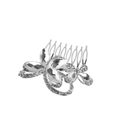 Ipetboom Bridal Hair Comb Hair Clip Rhinestone Bobby Pins Hair Pin Hair Barrettes Women Hairpin Headwear Bride Comb Wedding Wedding Hair Comb