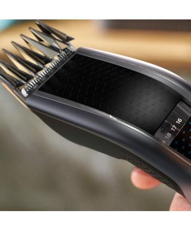 Philips Series 5000 HC5630/13 S5000 Hair Clipper with Trim-n-Flow PRO Technology, Self-Sharpening Blades, Corded UK Plug - Silver - Buy Online on GoSupps.com
