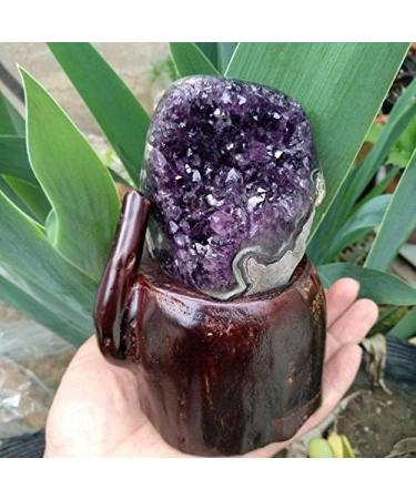 800g Amethyst Quartz - Uruguayan - Crystals - Gemstones - s - Minerals Raw Stones and Minerals dingchi Stone Mineral Specimen - Buy Online on GoSupps.com