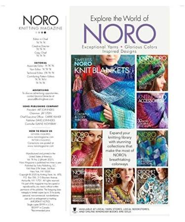 Noro Knitting Magazine 18 Spring-Summer 2021: 30 Patterns | Shop Now - Buy Online on GoSupps.com