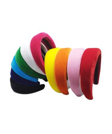 RAILONCH Women's Fashion Headband - Black Wide Flannel Thick Sponge Hair Accessories - Buy Online on GoSupps.com