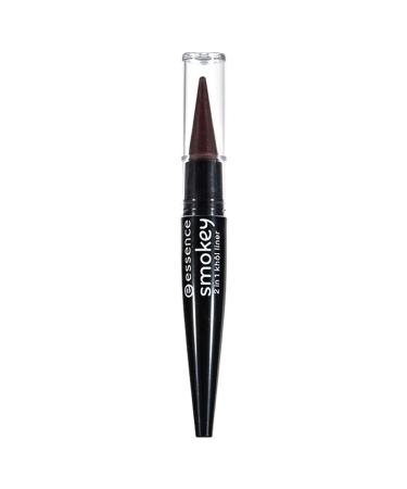 essence - Eyeliner - smokey 2 in 1 khol liner 02 - smokey brown