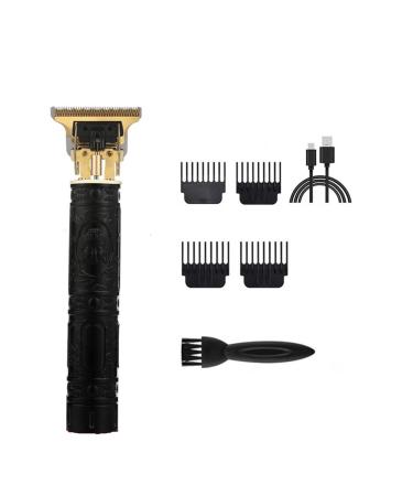 Razors Hair Clipper Electric Clippers New Electric Men Retro T9 Style Buddha Head Carving Oil Head Trimmer(ABS 4)