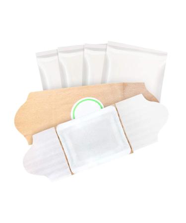FARUTA 5pcs Moxibustion Patch Self Heating Moxa Sticker Wormwood Spontaneous Heat Sticker Warm Foot Pads Chinese Medicine Herbal Paste for Cervical Neck Knee Pain Belly