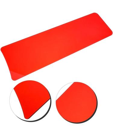 SHERCHPRY 2pi ces Planches De Coloration Capillaire Semi-transparentes Pour Salons De Coiffure Outils De Coloration Palettes M ches Rouge - Buy Online on GoSupps.com