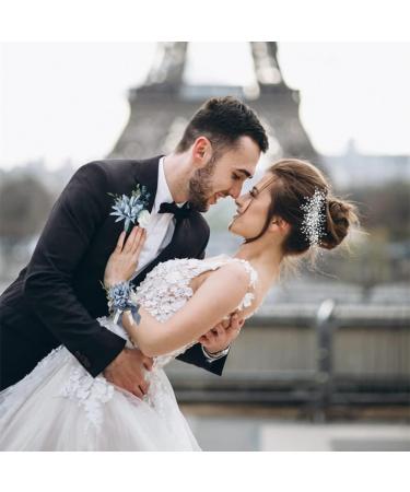 ISLHJDD Retro Bride Wedding Hair Comb Slides Crystal Hair Accessories Bridal Elegant Hair Clip Wedding Hair Vine Headpiece Wedding Accessories - Buy Online on GoSupps.com