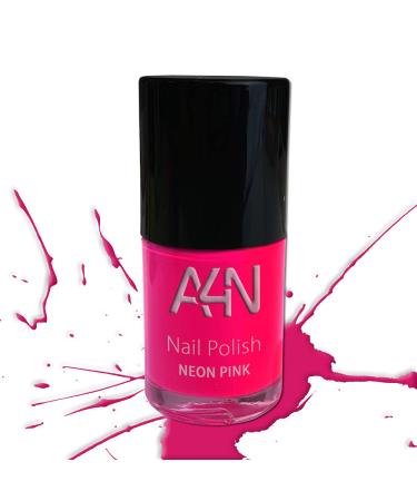 Neon Nail Polish (Neon Pink) Blue Green Orange Pink