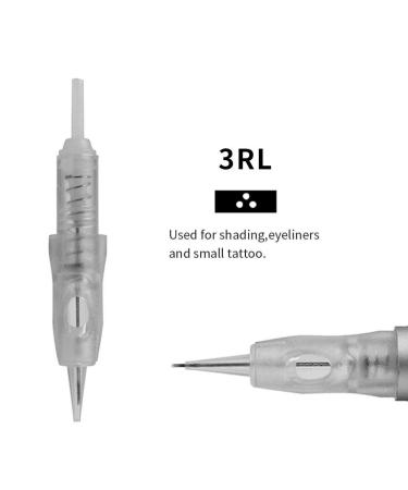 10PCS Intelli Needle Cartridge 3RL - Compatible with Intelli i2 Lady Arrow & Meraki Tattoo Brows Machine | By Mellie Microblading - Buy Online on GoSupps.com