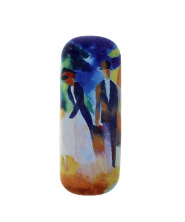Artis Vivendi glasses case August Macke People at the Blue Lake covered with velour