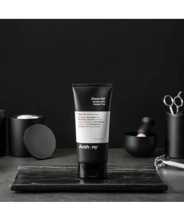 Anthony Shaving Cream for Men Sensitive Skin - 3 Pack 6 Fl Oz - Squalane, Eucalyptus, Spearmint & Rosemary Extracts - Buy Online on GoSupps.com