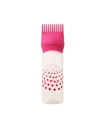 Hair coloring bottle hair oil applicator bottle hair coloring bottle bottle root ridge hair dye dye applicator hair care tools with round handles (B)