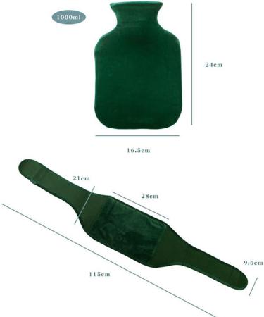 MAIES Hand Warmer & Hot Water Bottle Belt Ideal for Womens Comfort | Soothing Hot Compress for Shoulders & Waist | International Shipping Available - Buy Online on GoSupps.com
