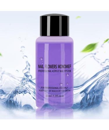 Acrylic Nail Liquid Acrylic Nail Liquid Monomer 40ml Non-Yellowing Manicure Crystal Powder Carving Fluid - Buy Online on GoSupps.com