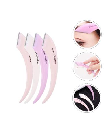 Beaupretty Eyebrow Tools - 4 Pieces Face Razor Set for Women | Travel Brow Shaver & Trimmers | Perfect Retouching Makeup Accessories - Buy Online on GoSupps.com