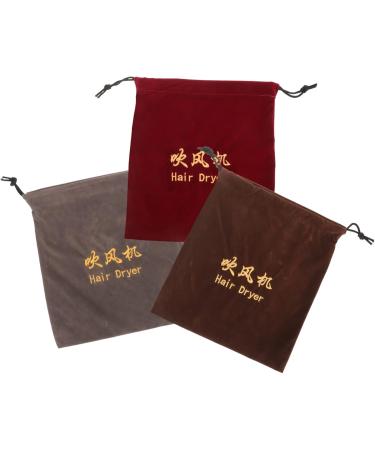 NOLITOY 6 Pcs Hair Dryer Storage Bag Hair Dryer Pouch Blow Dryer Bag Velvet Storage Bag Fabric - Buy Online on GoSupps.com