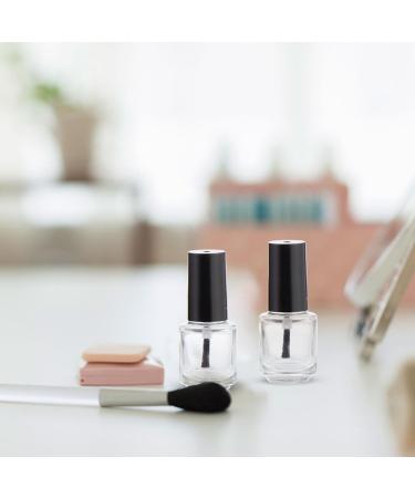 Lot de 25 Flacons Vides de Vernis Ongles 5ml en Verre Bouchon Aluminium lectrolytique Pinceau Int gr R utilisables pour Nail Art Accessoires Manucure Professionnels DIY - Buy Online on GoSupps.com
