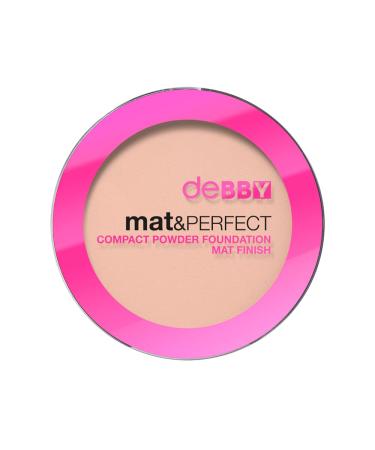 DEBORAH Debby By Deborah Mat & Perfect Compact Powder Foundation Mat Finish 01 Foundation Compact Powder Waterproof