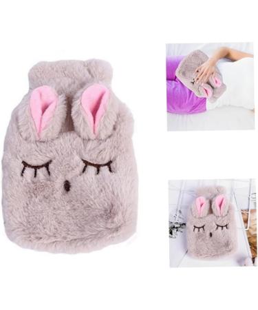 Buy Cartoon Rubber Feet Warmer Hot Water Bottle | Plush Cover Beige Heating Pad for Comfort - Buy Online on GoSupps.com