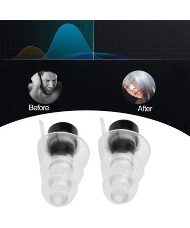 High-Fidelity Sonew Earplugs for Noise Reduction | Hypoallergenic Soft Silicone Hearing Protection for Concerts Musicians Shooting & Hunting - Black (Includes Case) - Buy Online on GoSupps.com