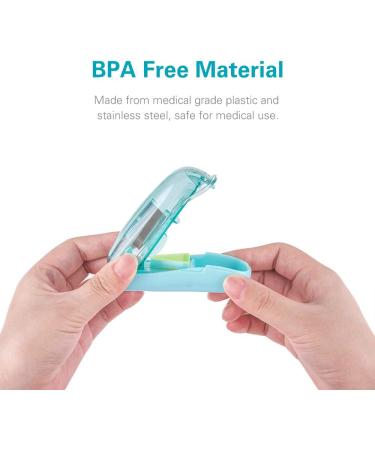 Pill Cutter for Small & Large Pills - Barhon Pill Splitter with Sharp Blade for Easy Cutting - Ideal for Vitamins, Tablets & Medicine - Buy Online on GoSupps.com