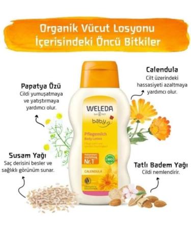 Baby Calendula Body Milk 200ml - Buy Online on GoSupps.com