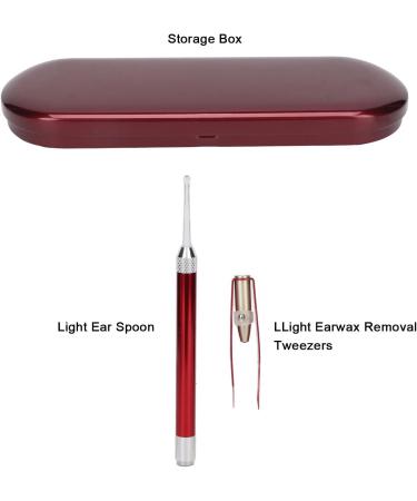 Portable Light Ear Pick & Earwax Removal Tool - 2pcs Set with Tweezers for Travel Use - Buy Online on GoSupps.com