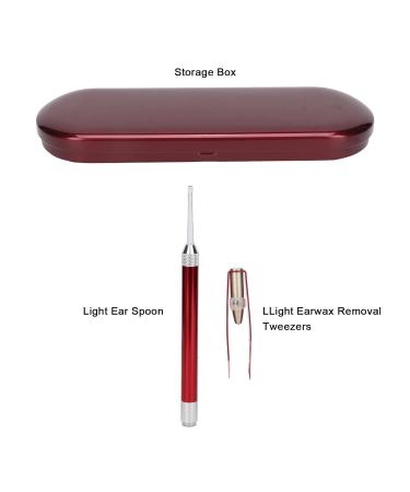 Red LED Light Earpick for Gentle Wax Removal - Ear Care Tool for Home, Travel, and Salon Use - Buy Online on GoSupps.com