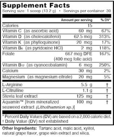 L-ARGININE PRO 2-Pack Orange Jar and 30 Single Serve Packs Great Tasting! | Blood Flow | Pre-Workout Drink | with Vitamins C B6 B12 K & More - Buy Online on GoSupps.com