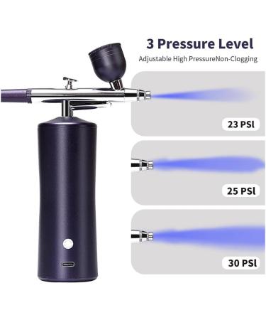 Glimpsesun Airbrush Kit with Compressor 20-30PSI Airbrush with 0.3mm Nozzle for Painting Tattoo Nail Art Model Coloring Easy Install Easy to Use Black - Buy Online on GoSupps.com