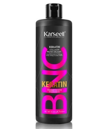 Karseell Brazilian Keratin Treatment Complex Blowout Collagen BIotin Organic Care 16.9 fl oz 500ml Hair Straightening Conditioner