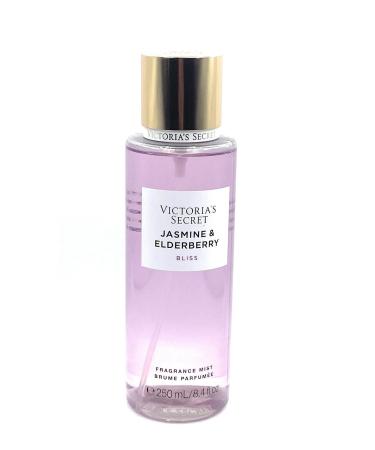 Victoria's Secret Natural Beauty Jasmine & Elderberry Scented Fragrance Mist 8.4 Ounce Spray