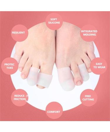 Carolhome Soft Gel Toe Protectors 14Pcs - Pain Relief for Ingrown Toenails, Calluses, Hammer Toes | Silicone Toe Covers for Foot Pain - Style 1 - Buy Online on GoSupps.com