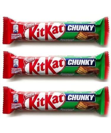 KitKat Chunky Hazelnut Cream Bar 4 x 42g Delicious Tasty And Twisty Treat Gift Hamper For Birthday Christmas Sold By Kidzbuzz - Buy Online on GoSupps.com