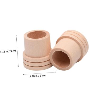 Gatuida 100 StK Moxa Fire Extinguisher - Moxibusstation & Moxibustion Massage Fire Protection Accessories - Ai ZHU Wooden Rollers - Buy Online on GoSupps.com