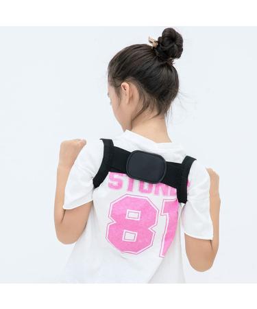 Back Correction Belt | Adjustable Comfortable Back Brace for Neck & Back | Breathable Posture Support (Black Size M - Buy Online on GoSupps.com