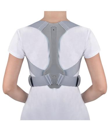 n/a Back Posture Corrector Clavicle Spine Back Shoulder Support Belt Posture Correction Prevents Slouching Unisex (Color : Gray Size : L code) Handmade Full moon lofty ambition