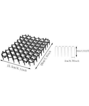 JINZOFLY Cat Scat Mat with Spikes - 12 Pieces, 7.96.1Inches - Pet Scat Mat for Garden & Fence - Buy Online on GoSupps.com