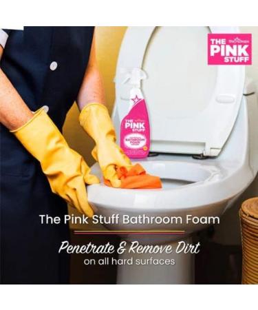 The Pink Stuff The Miracle Multi Purpose Cleaner Spray 850ml + The Pink Stuff The Miracle Bathroom Foam Cleaner Spray 750ml + Our Gift for You: Organza Bag Size: 9 x 7 x 0.1cm - Buy Online on GoSupps.com