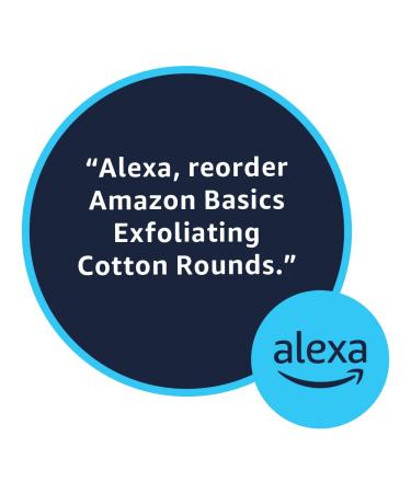 Amazon Basics Exfoliating Cotton Rounds - 100 Count Pack for Gentle Face Cleansing - Buy Online on GoSupps.com