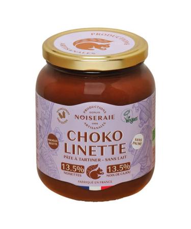 Noiseraie - Choko Linette hazelnut and cashew spread 700g - unit