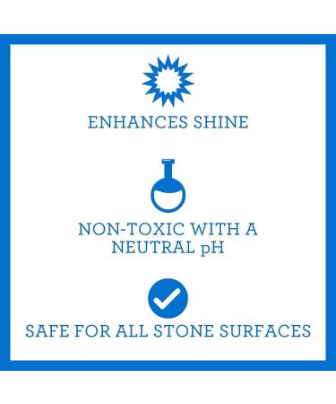 TriNova Granite Care Bundle: pH Neutral Cleaner & Sealer for Daily Maintenance and Stain Protection - Buy Online on GoSupps.com
