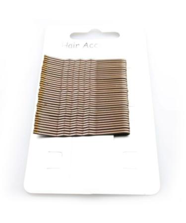 Arranview Jewellery Card of 36 Brown Hair Grips