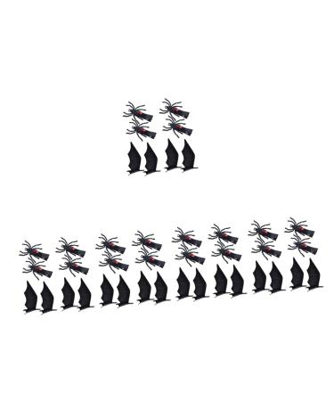 minkissy 20 Pairs Halloween Hair Clips Goth Accessories Hair Barrettes for Women Halloween Cospaly Hair Clip Halloween Hair Accessories Halloween Hair Ornament Child Devil Iron Bat Wing