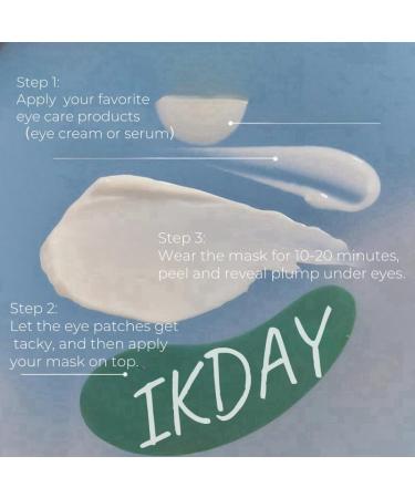 Silicone Eye Patches - Reusable Under Eye Gel Pads for Wrinkles Puffiness & Dark Circles | Forever Eye Mask (Green - 1 Pair) | Great Skincare Routine - Buy Online on GoSupps.com